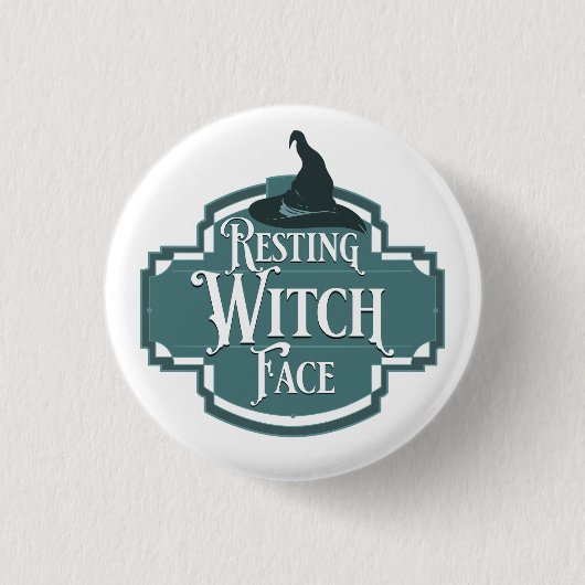 Resting heks Face Ronde Button 3,2 Cm (Voorkant)