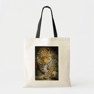 Resting Leopard Canvas tas