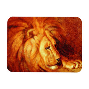Resting Lion Magneet