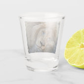 Resting Lion Shot Glas (Achterkant)