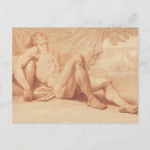 Resting Olympian Briefkaart