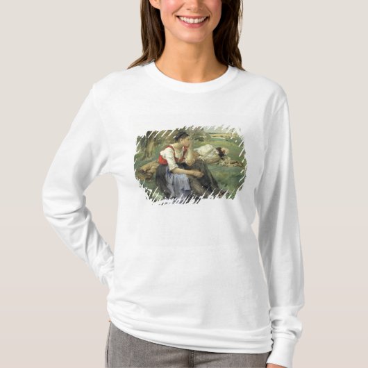 Resting Peasants, 1877 T-shirt (Voorkant)