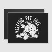 Resting Pit Face Funny Dog Pitbull Meme (Voorkant / Achterkant)