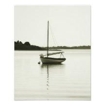 Resting Sloop in Menemsha Pond, Martha's wijntuin