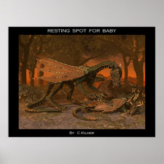 Resting Spot voor Baby Poster