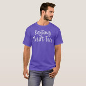 Resting Thrift Face Funny Meme Shoping T-shirt (Voorkant volledig)