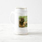 Resting Tiger Beer Stein Bierpul (Voorkant links)