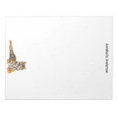 Resting Tiger personaliseren Notitieblok (Voorkant)