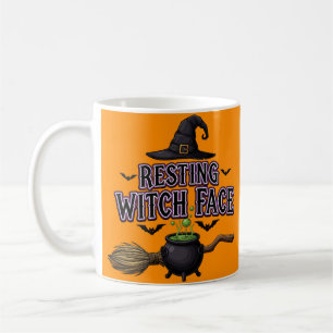Resting Witch Face beroemd gemaakt door Funny Witc Koffiemok
