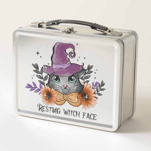 Resting Witch Face - Een kat met een heks Pet (Voorkant)