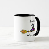 Resting Witch Face Funny Halloween Mok (Voorkant rechts)