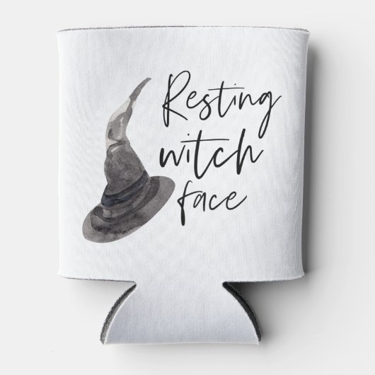 Resting Witch Face | Happy Halloween | Fun Quote | Blikjeskoeler (Voorkant)