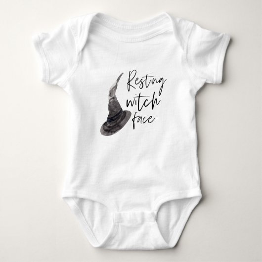 Resting Witch Face | Happy Halloween | Fun Quote | Romper (Voorkant)