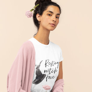 Resting Witch Face   Happy Halloween   Fun Quote   T-shirt