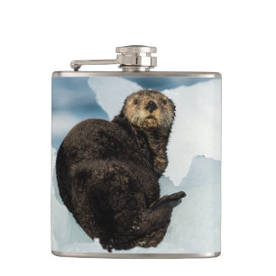 Resting Zee Otter Heupfles