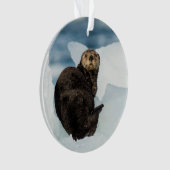 Resting Zee Otter Ornament (voorkant)