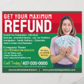 Restitutie belastingvoorbereiding (preparer) flyer (Voorkant)