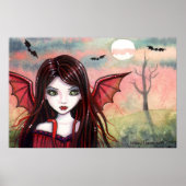 Restless Dusk Vampire Poster by Molly Harrison (Devant)