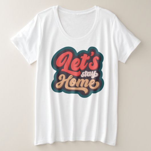 Restons à la maison (Design devant)