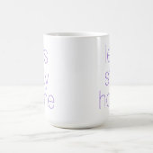 "Restons à la maison" Café Mug (Centre)
