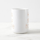"Restons à la maison" Café Mug (Centre)