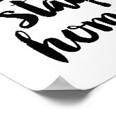 Restons à la maison poster (Coin)