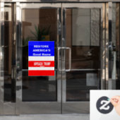 Restore  raamsticker (Kantoordeur)