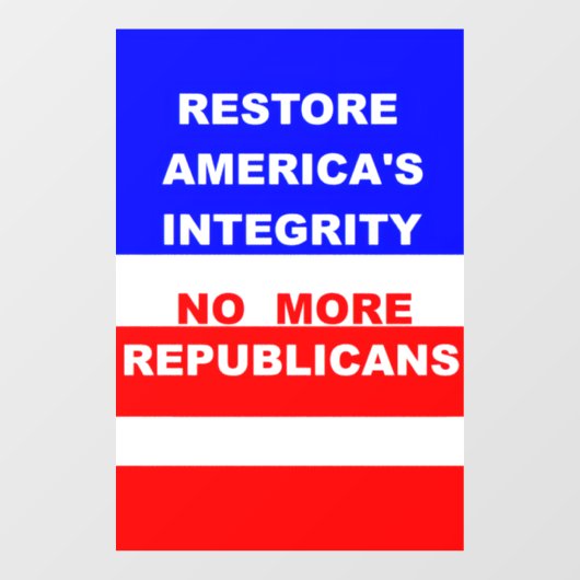 Restore  raamsticker (Vel)