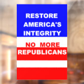 Restore  raamsticker (Vel 2)