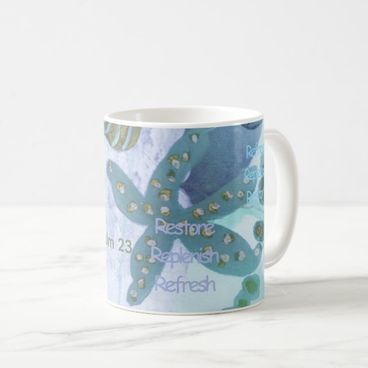 Restore, Replenish, Refresh Koffiemok (Voorkant rechts)