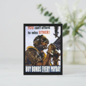 RESTORED "Je kunt je ook niet veroorloven om oblig Briefkaart (Staand voorkant)