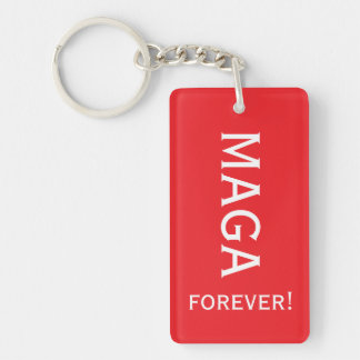Restricted Republic MAGA Forever sleutelhanger