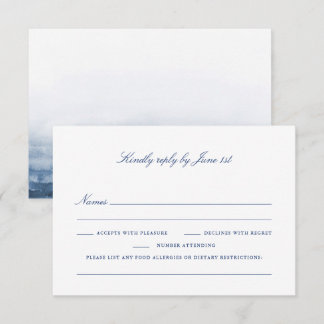 Restrictions alimentaires Carte RSVP - Ensemble de