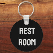 Restroom Keys geustshuis of zakelijke Sleutelhange