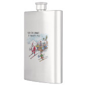 Restvrijstalen kolf van Noordpool Rush Hour Flacon (Links)