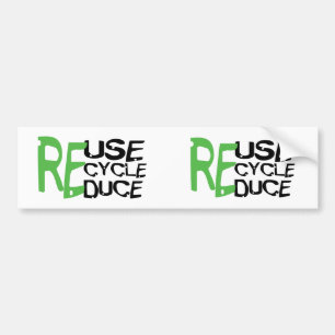 Resultaat Recyclen Verlaag Bumpersticker