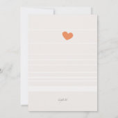 Résultat de notre amour Faire-part de grossesse (Dos)