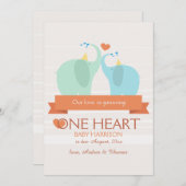 Résultat de notre amour Faire-part de grossesse (Devant / Derrière)