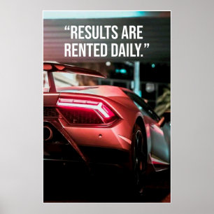 Resultaten Worden Dagelijks Gehuurd Auto Quote Pos Poster