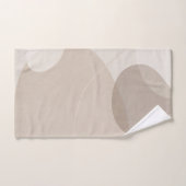 Résumé Abstrait Beige Neutre de Luxe (Serviette à main)