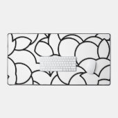 Résumé abstrait noir et blanc (Clavier et souris)