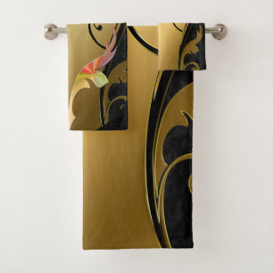 Résumé avec Gold, argent, Marble Texture