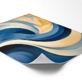 Résumé Bleu par Georgia O'Keeffe Poster Wall a (Coin)