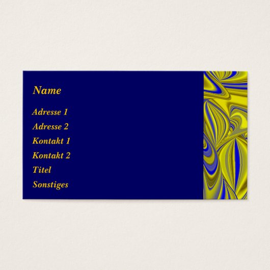 Résumé en or blau - gelée (Devant)