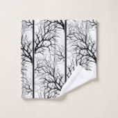 Résumé noir et blanc (Gant de toilette)