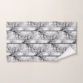 Résumé noir et blanc (Serviette à main)