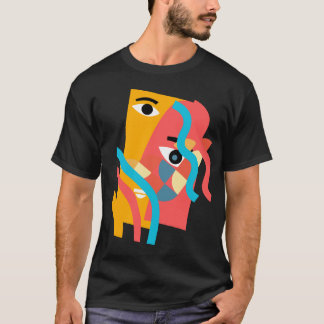 Résumé T-shirt multi-couleur face