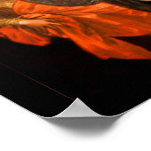 Resurrected Christ Gazing Upward Poster (Hoek)