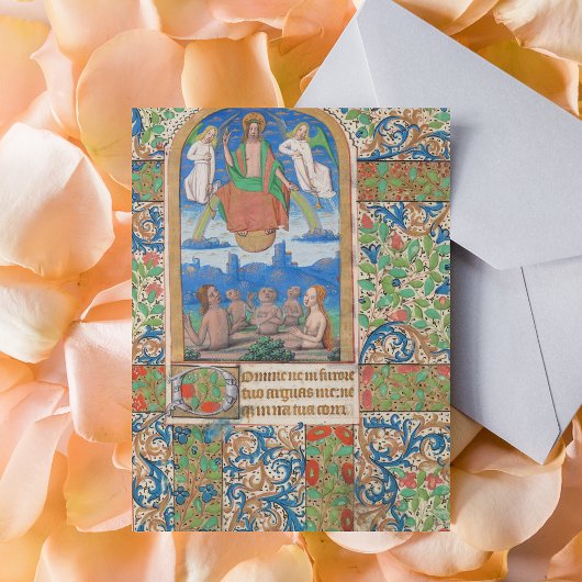 Resurrectie Pasen Medieval Manuscript Briefkaart