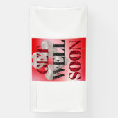 Rétablis-toi vite Banderole vinyle 1,6x3 (Verticale)